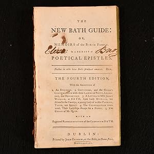 Bild des Verkufers fr The New Bath Guide: Or, Memoirs of the B--R--D Family, in a series of Poetical Epistles zum Verkauf von Rooke Books PBFA