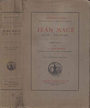 Seller image for Jean Mac, sa vie, son oeuvre. Prface de . Lon Robelin . for sale by Librairie Diona