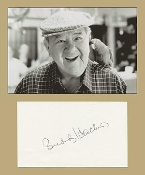 Seller image for Buddy Hackett (1924-2003) - Signed card + Photo - 80s for sale by PhP Autographs