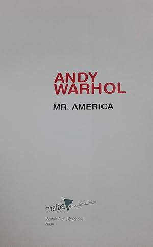 ANDY WARHOL MR. AMÉRICA