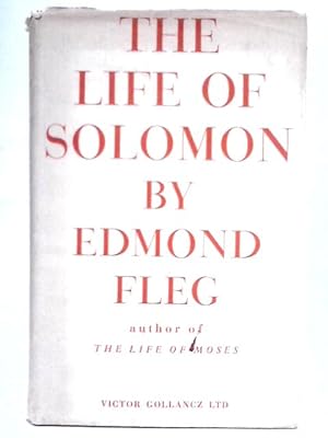 Seller image for The Life Of Solomon for sale by World of Rare Books