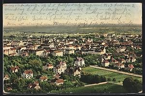 Ansichtskarte Marburg a. Dr., Gesamtansicht aus der Vogelschau