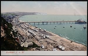 Sandown Isle Of Wight Pier Postcard
