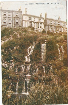 Ventnor The Cascade 1917 Postcard