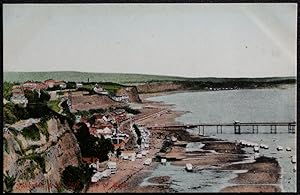 Shanklin Cliff Pier Vintage Postcard