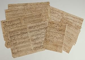 Musical manuscript of liturgical works. Ca. 1620