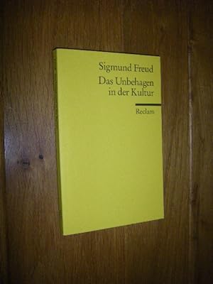 Seller image for Das Unbehagen in der Kultur for sale by Versandantiquariat Rainer Kocherscheidt