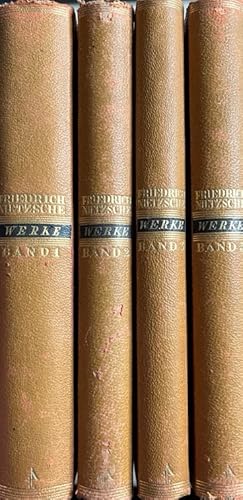 Werke. Dünndruck. Hrsg. v. Alfred Baeumler. 4 Bände (von 6) Band 1, 2, 3, 5.