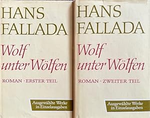 Bild des Verkufers fr Wolf unter Wlfen. 1.Teil Die Stadt und Ihre Ruhelosen. 2. Teil Das Land in Brand. Ausgewhlte Werke in Einzelausgaben. zum Verkauf von Antiquariat J. Hnteler