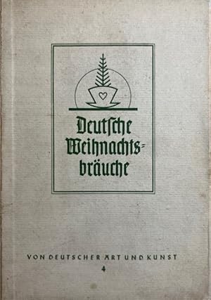 Bild des Verkufers fr Weihnachten im deutschen Brauchtum. Deutsche Weihnachtsbruche. Von deutscher Art und Kunst, Mappe 4. zum Verkauf von Antiquariat J. Hnteler