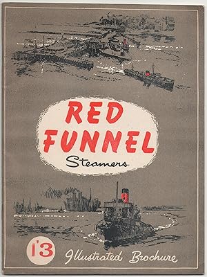 Red Funnel Steamers. Illustrated brochure