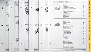 McCall's Cooking School Recipe Pages / Cards Index : Replacement 12 - Page Index For 1986 3-Ring ...