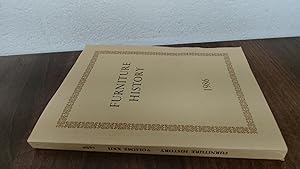 Seller image for Furniture History Volume XXII for sale by BoundlessBookstore