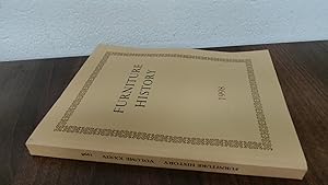 Seller image for Furniture History Volume XXXIV for sale by BoundlessBookstore