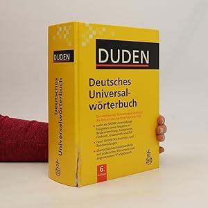 Bild des Verkufers fr Duden, Deutsches Universal Wrterbuch zum Verkauf von Bookbot