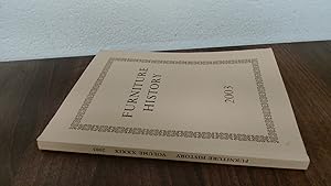 Seller image for Furniture History Volume XXXIX for sale by BoundlessBookstore