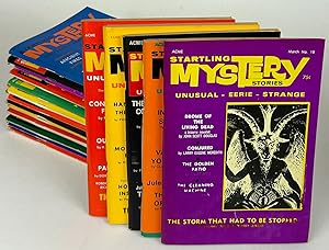 STARTLING MYSTERY STORIES. (Eighteen issues, all published)