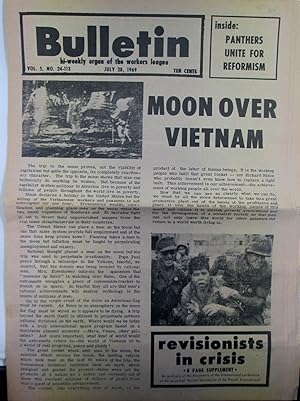 Bulletin. Bi-weekly organ of the Workers League. July 28, 1969