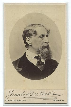 Original Charles Dickens CDV Photograph London Stereoscopic Co.