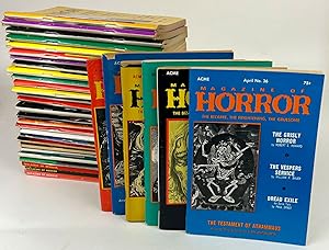 MAGAZINE OF HORROR. (Thirty-six issues, all published)