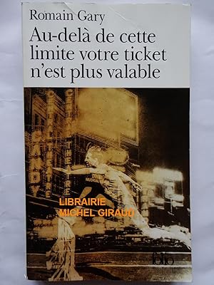 Au-delà de cette limite votre ticket n'est plus valable