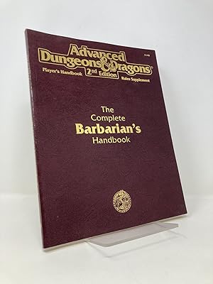 Complete Barbarian's Handbook 2nd Ed. Player's Handbook Rules Supplement