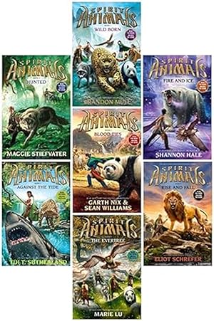 Immagine del venditore per Spirit Animals Series SET , Books 1-7 . #1. Wild Born , #2. Hunted , #3. Blood Ties, #4. Fire and Ice, #5. Against the tide, #6 Rise and Fall, #7. The evertree venduto da Friends of Johnson County Library