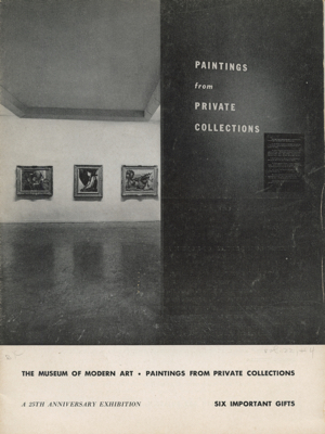 Bild des Verkufers fr The Museum of Modern Art Bulletin, Vol. 22, No. 4 (Summer 1955) Paintings From Private Collections / Six Important Gifts : A 25th Anniversary Exhibition zum Verkauf von Specific Object / David Platzker