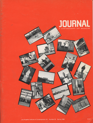 Bild des Verkufers fr Journal [LAICA Journal], No. 32 (Spring 1982) zum Verkauf von Specific Object / David Platzker