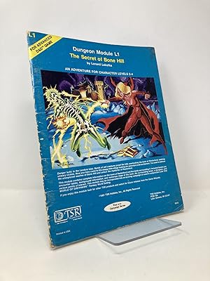 Bild des Verkufers fr The Secret Of Bone Hill (Dungeon Module L1 for Advanced D&D Game) zum Verkauf von Southampton Books