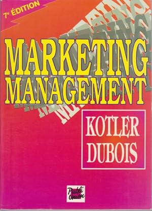 Image du vendeur pour MARKETING MANAGEMENT mis en vente par LIBRERIA TORMOS