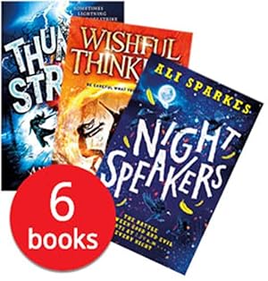 Seller image for Ali Sparkes Collection Set 6 Books (Night Speakers, Thunder Struck, Car-Jacked, Wishful Thinking, Dark Summer, Frozen in Time RRP: £41.94 for sale by WeBuyBooks