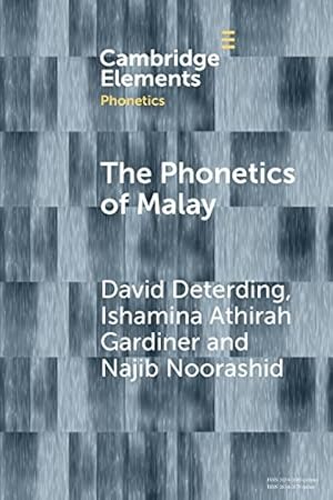 Imagen del vendedor de The Phonetics of Malay (Elements in Phonetics) a la venta por WeBuyBooks