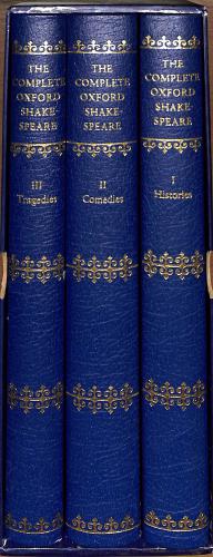 Seller image for The Complete Oxford Shakespeare: I - Histories; II - Comedies; III - Tragedies (Three Volume Boxed Set) for sale by WeBuyBooks
