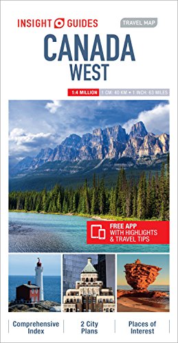 Bild des Verkufers fr Insight Guides Travel Map Canada West (Insight Guides Travel Maps) zum Verkauf von WeBuyBooks