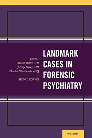 Immagine del venditore per Landmark Cases in Forensic Psychiatry (Landmark Papers In) venduto da WeBuyBooks