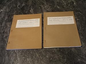 A Constructional History Of The Sash-Window C. 1670-C. 1725; Part One: Industrial Organoisation; ...