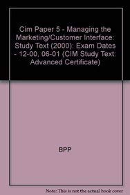 Bild des Verkufers fr Study Text (2000): paper 5 (CIM Study Text S.: Advanced Certificate) zum Verkauf von WeBuyBooks