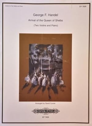 Image du vendeur pour George F Handel: Arrival of the Queen of Sheba, Two Violins and Piano mis en vente par WeBuyBooks