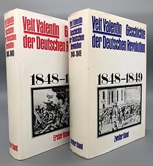 Bild des Verkufers fr Geschichte der deutschen Revolution 1848-1849. 2 Bnde. zum Verkauf von Antiquariat an der Linie 3