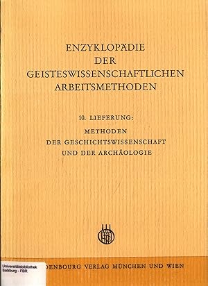 Seller image for Methoden der Geschichtswisenschaft und der Archologie 10. Lieferung for sale by avelibro OHG