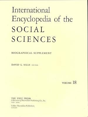 Bild des Verkufers fr International Encyclopedia of the Social Sciences: Biographical Supplement Volume 18 zum Verkauf von avelibro OHG