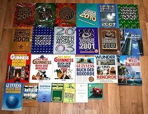 25 Bücher - GUINNESS BUCH DER REKORDE / GUINNESS WORLD RECORDS / Superlative.