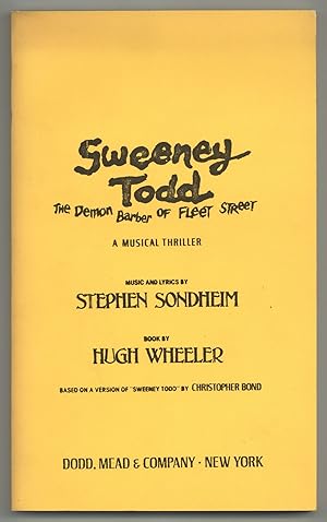 Bild des Verkufers fr Sweeney Todd: The Demon Barber of Fleet Street zum Verkauf von Between the Covers-Rare Books, Inc. ABAA