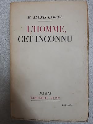 Seller image for L'homme cet inconnu for sale by Dmons et Merveilles