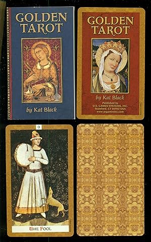 Bild des Verkufers fr Golden Tarot Deck Book and Card Set zum Verkauf von Don's Book Store