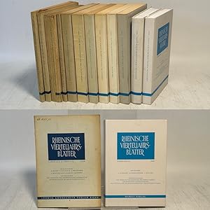 Rheinische Vierteljahrsblätter. Jahrgang 15/16, 17, 23 (1/2 u. 3/4), 34, 43, 51, 58, 59, 63, 81 u...