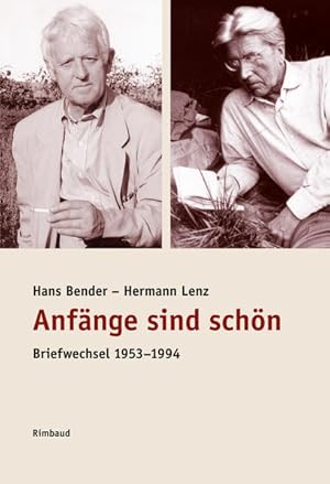 Seller image for Anfnge sind schn: Briefwechsel 1953-1994 (Rimbaud-Taschenbuch) Briefwechsel 1953-1994 for sale by Antiquariat Mander Quell