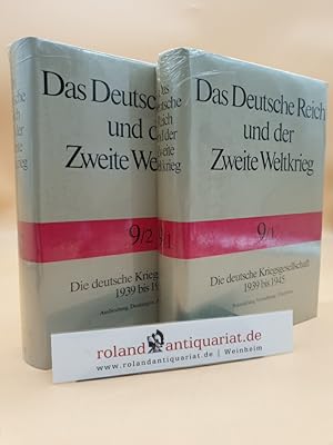 Seller image for Das Deutsche Reich und der Zweite Weltkrieg: Band 9: Die deutsche Kriegsgesellschaft 1939 bis 1945: 1. Halbband: Politisierung, Vernichtung, berleben; 2. Halbband: Ausbeutung, Deutungen, Ausgrenzung (2 Bnde) (ISBN: 3421062366, 3421065284) for sale by Roland Antiquariat UG haftungsbeschrnkt