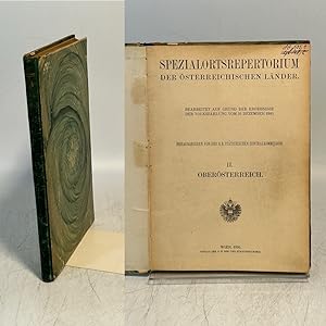 Spezialortsrepertorium der österreichischen Länder. Band II: Oberösterreich. (= Bearbeitet auf Gr...